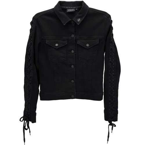 black denim ladies jacket